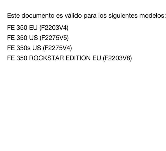 Spanish Language - Husqvarna 2022 - FE 350 350s Rockstar Edition - Manual de Reparacion