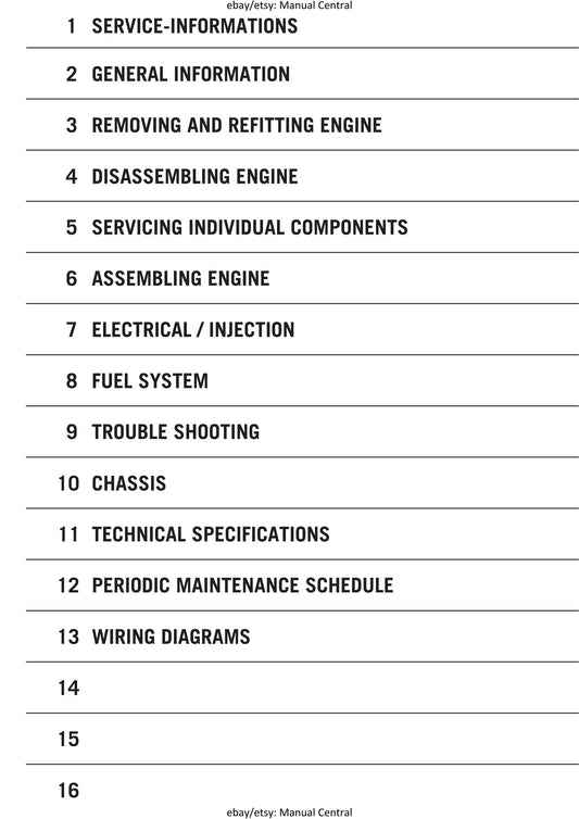 KTM 2003 - 2013 - 950 990 Adventure - Super Duke R - Supermoto /R/T - Super Enduro - Engine Workshop Service Repair Manuals