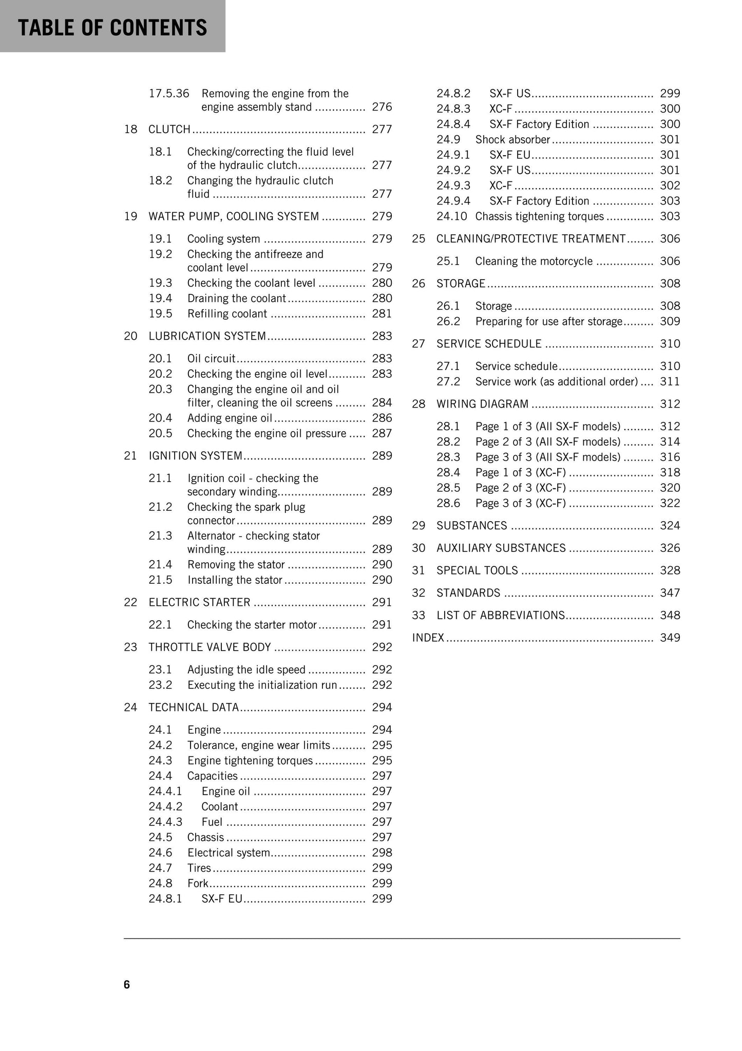 KTM 2014 - 450 XC-F SX-F Factory Edition - Service Workshop Repair Manual