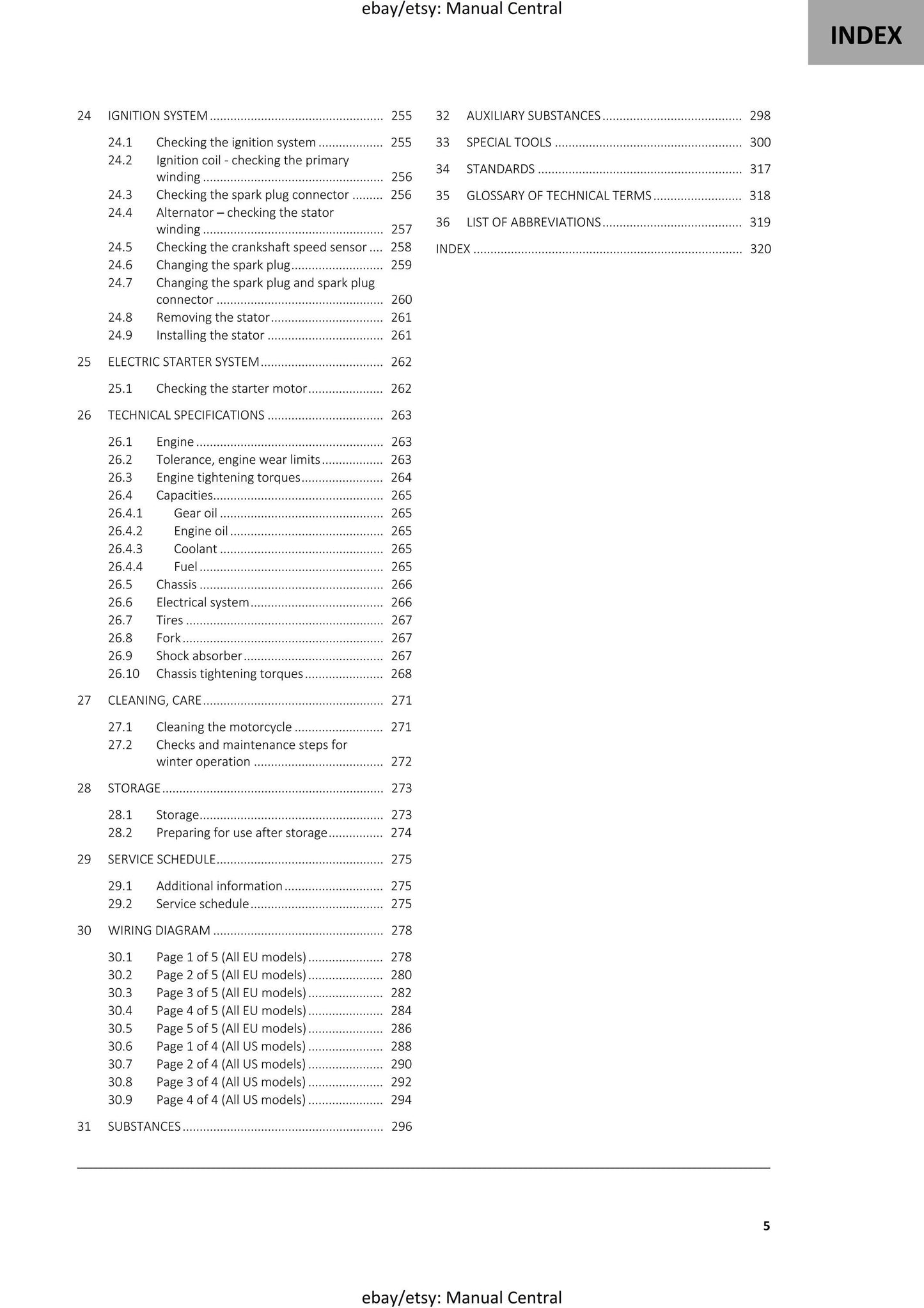 GasGas 2024 - EC 250 300 - Service Workshop Repair Manual