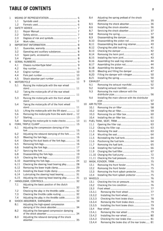 KTM 2011 - 990 Supermoto R Eu Fr Aus Uk Usa - Service Workshop Repair Manual