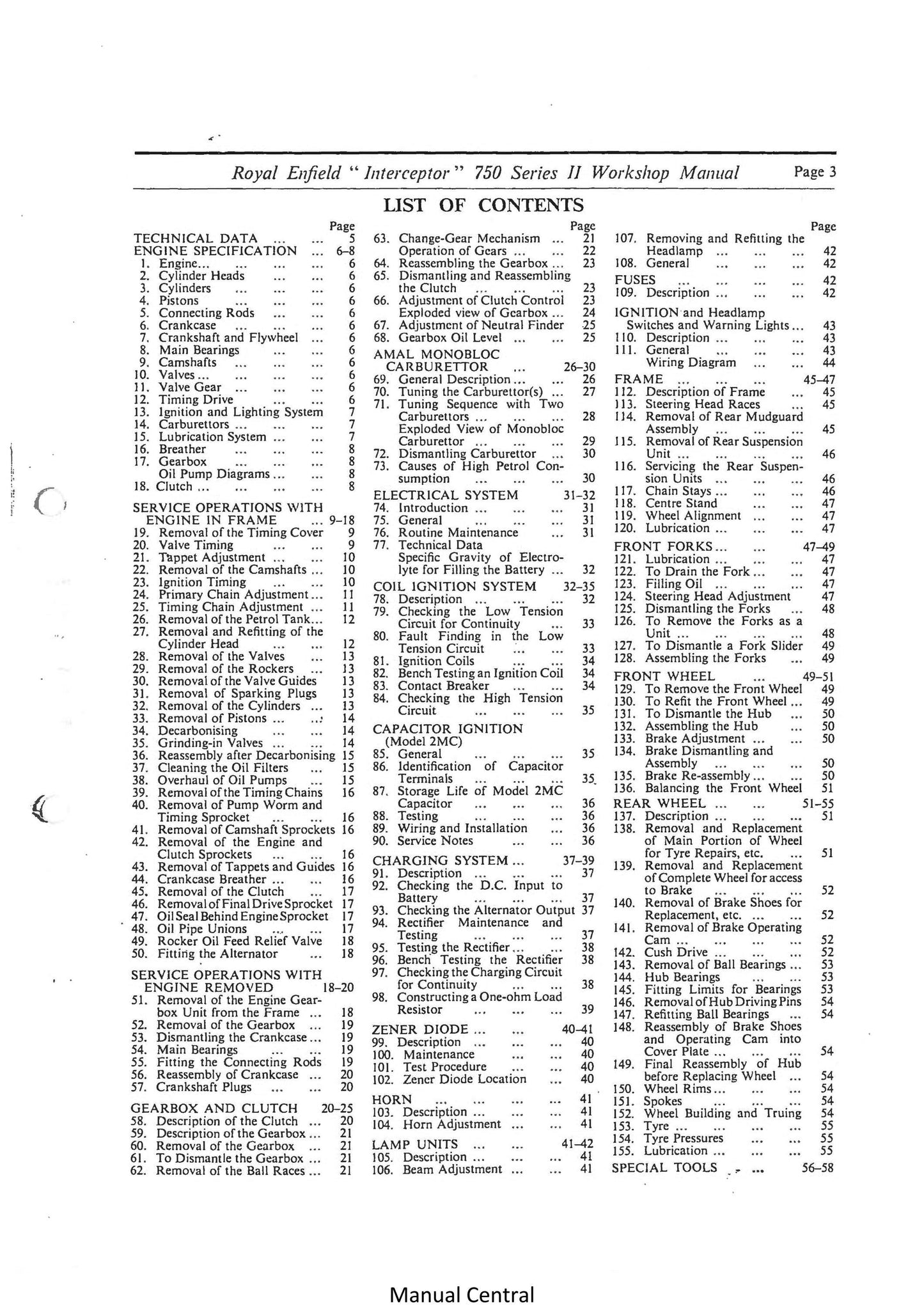 1969 to 1970 Royal Enfield 750 Seven Fifty Interceptor Series 2 II Workshop Service Repair Manual