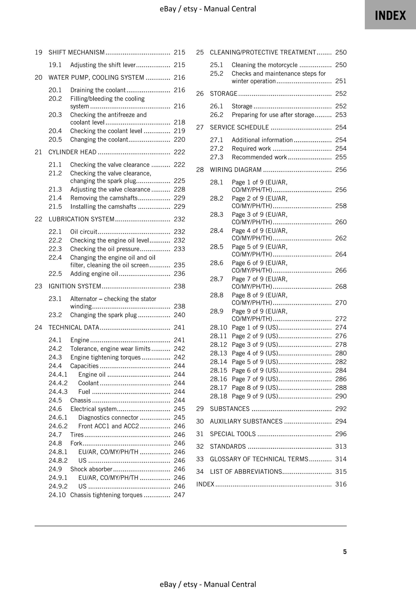 KTM 2021 - 200 Duke - Service Workshop Repair Manual
