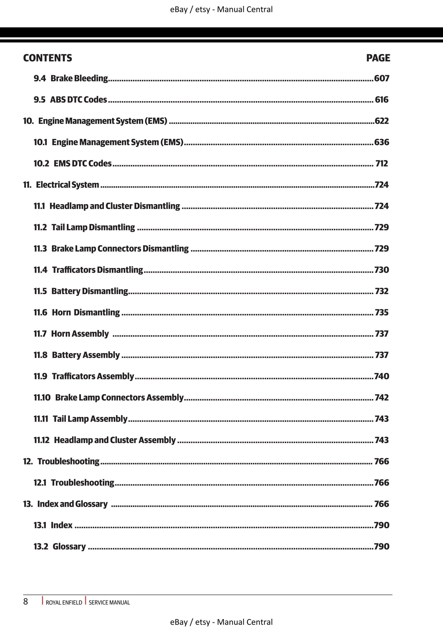 Royal Enfield - Continental GT 650 Twin - Interceptor 650 Twin - Workshop Service Repair Manual - 2018 Edition