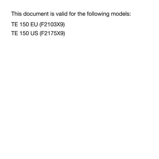 Husqvarna 2024 - TE 150 - Service Workshop Repair Manual