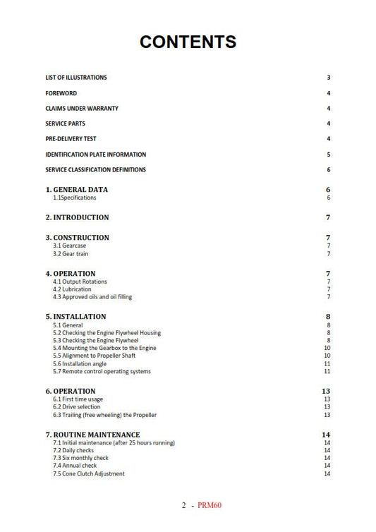 PRM - 60D PRM60D - Workshop Service Repair Manual