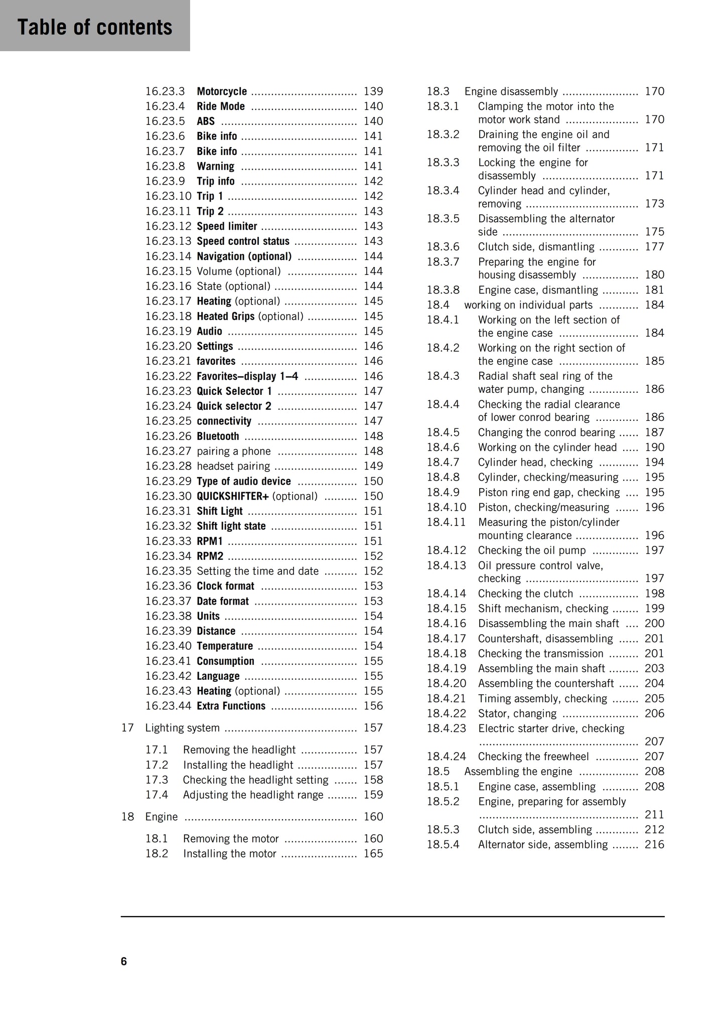 KTM 2025 - 125 Duke - Service Workshop Repair Manual