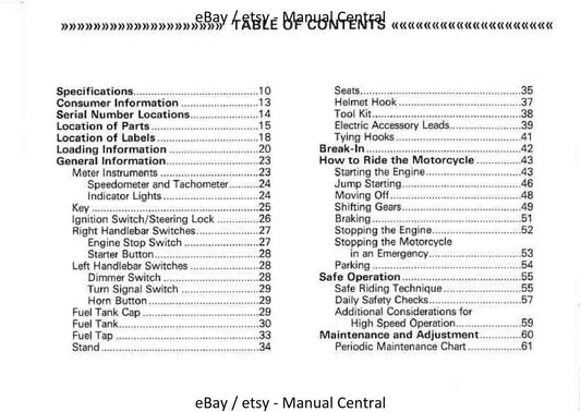 Kawasaki - 250 HS - Owners Manual