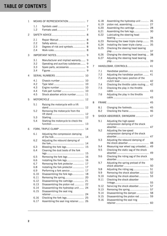 KTM 2015 - 450 Sx-f Factory Edition - Service Workshop Repair Manual