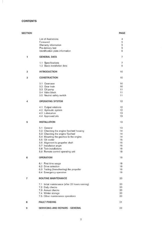 PRM - Marine Transmissions - PRM 150 PRM150 - Workshop Service Repair Manual