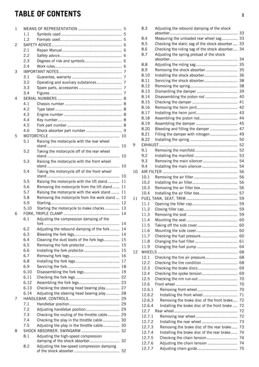KTM 2011 - 690 SMC Eu Aus Uk - Service Workshop Repair Manual
