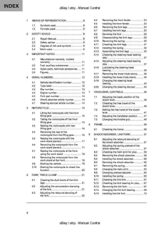 Husqvarna 2022 - Norden 901 - Service Workshop Repair Manual