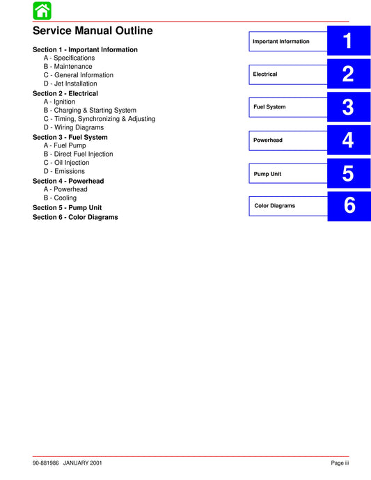 Mercury 200 Optimax Jet Drive - Service Workshop Repair Manual