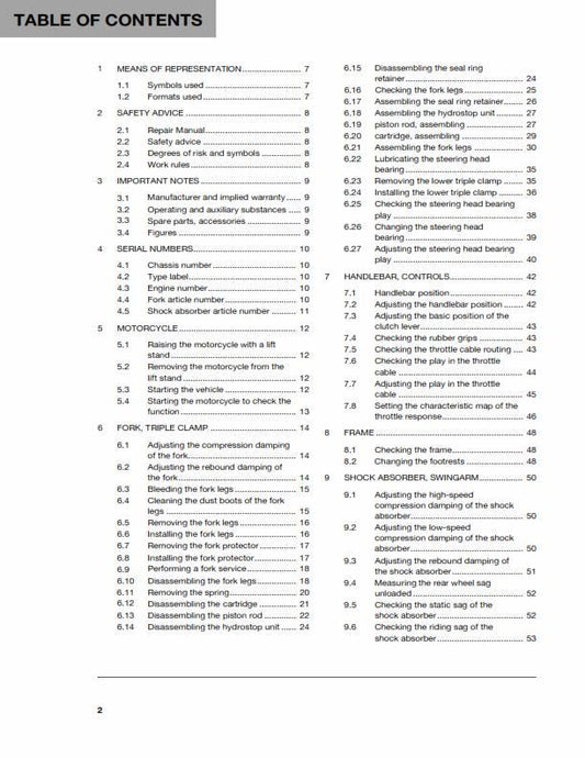 Husqvarna 2016 - FC 250 - Service Workshop Repair Manual