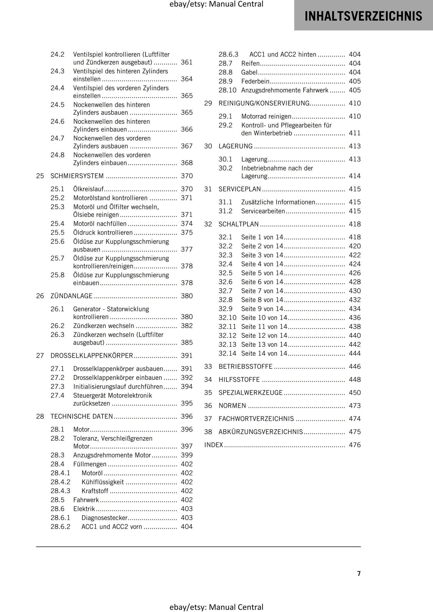 German Language - KTM 2023 - 1290 Super Duke R EVO - Reparaturanleitung - Service Workshop Repair Manual