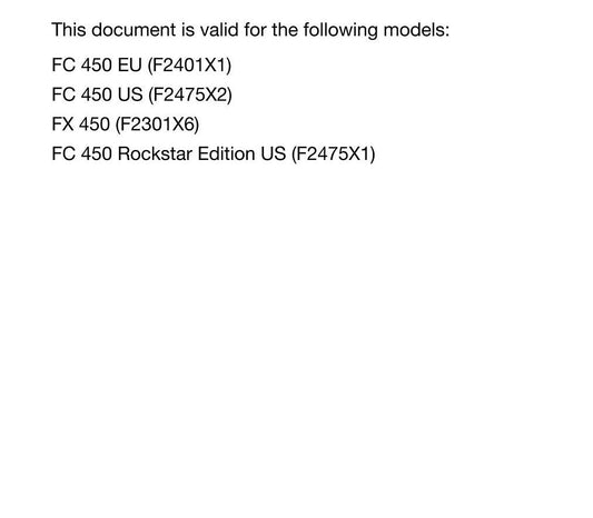 Husqvarna 2024 - FC FX 450 Rockstar Edition - Service Workshop Repair Manual