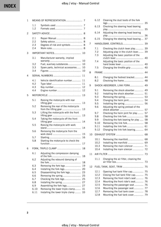 KTM 2022 - RC 390 - Service Workshop Repair Manual