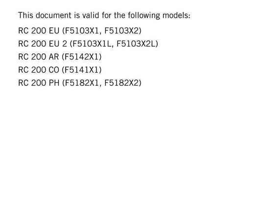 KTM 2024 - RC 200 - Service Workshop Repair Manual
