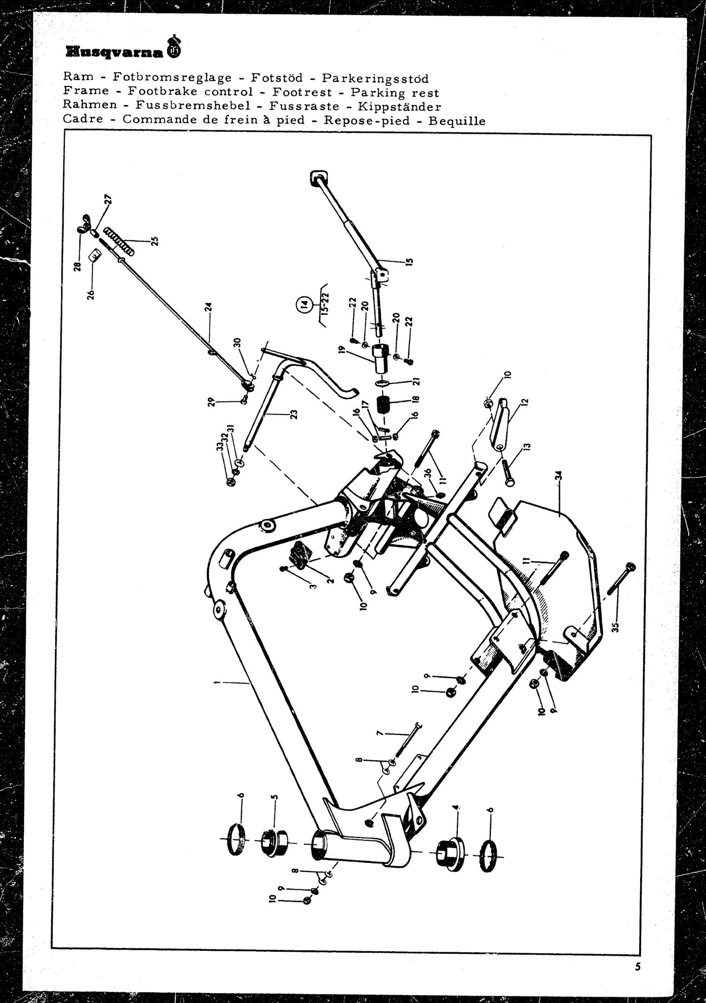 Husqvarna 1967 Motocross 250T - Parts Manual