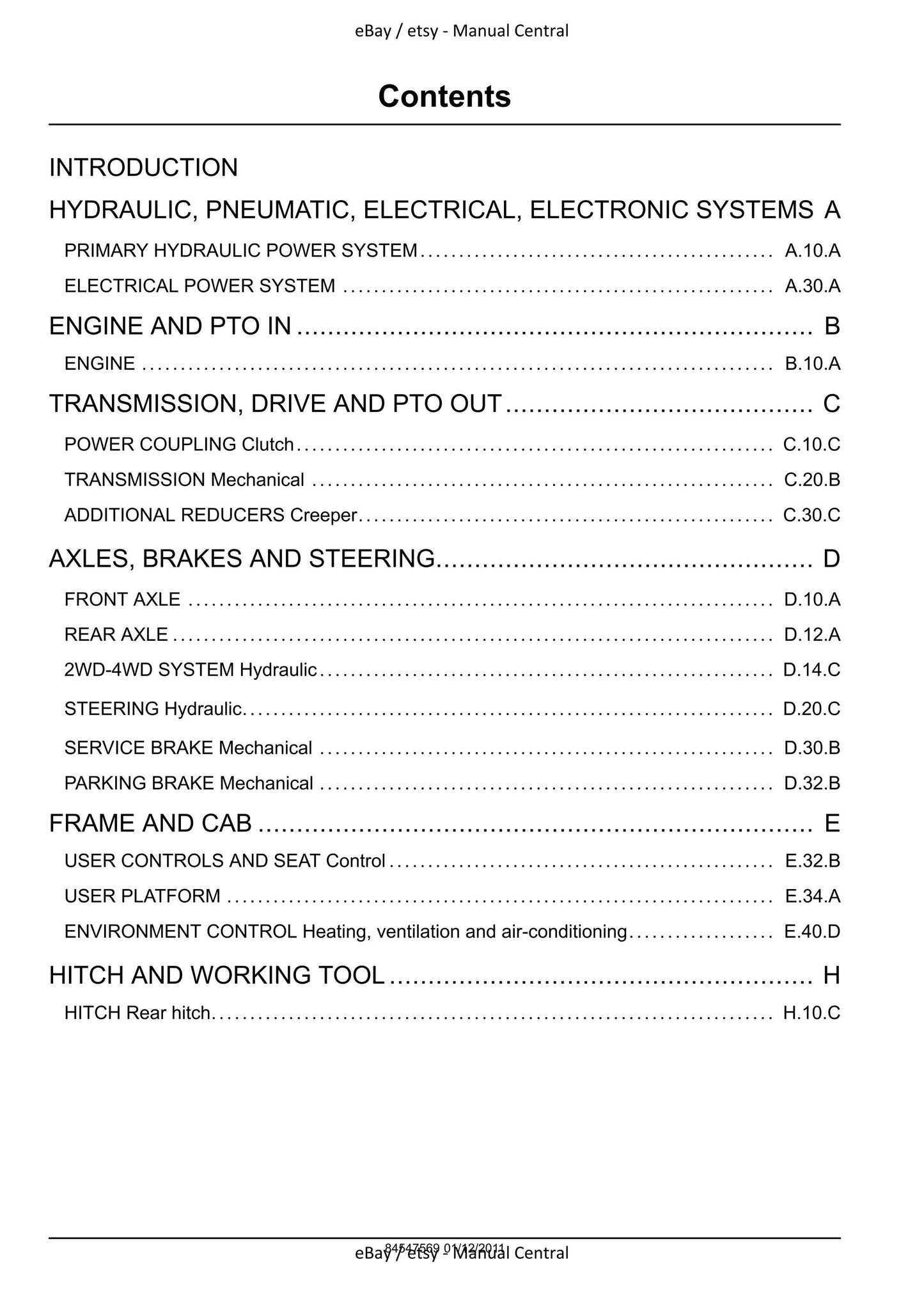 New Holland - TS6020 TS6030 TS6030HC Tractor - Workshop Service Repair Manual