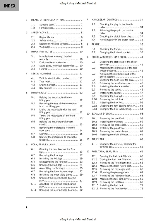 KTM 2023 - RC 125 GP - Service Workshop Repair Manual