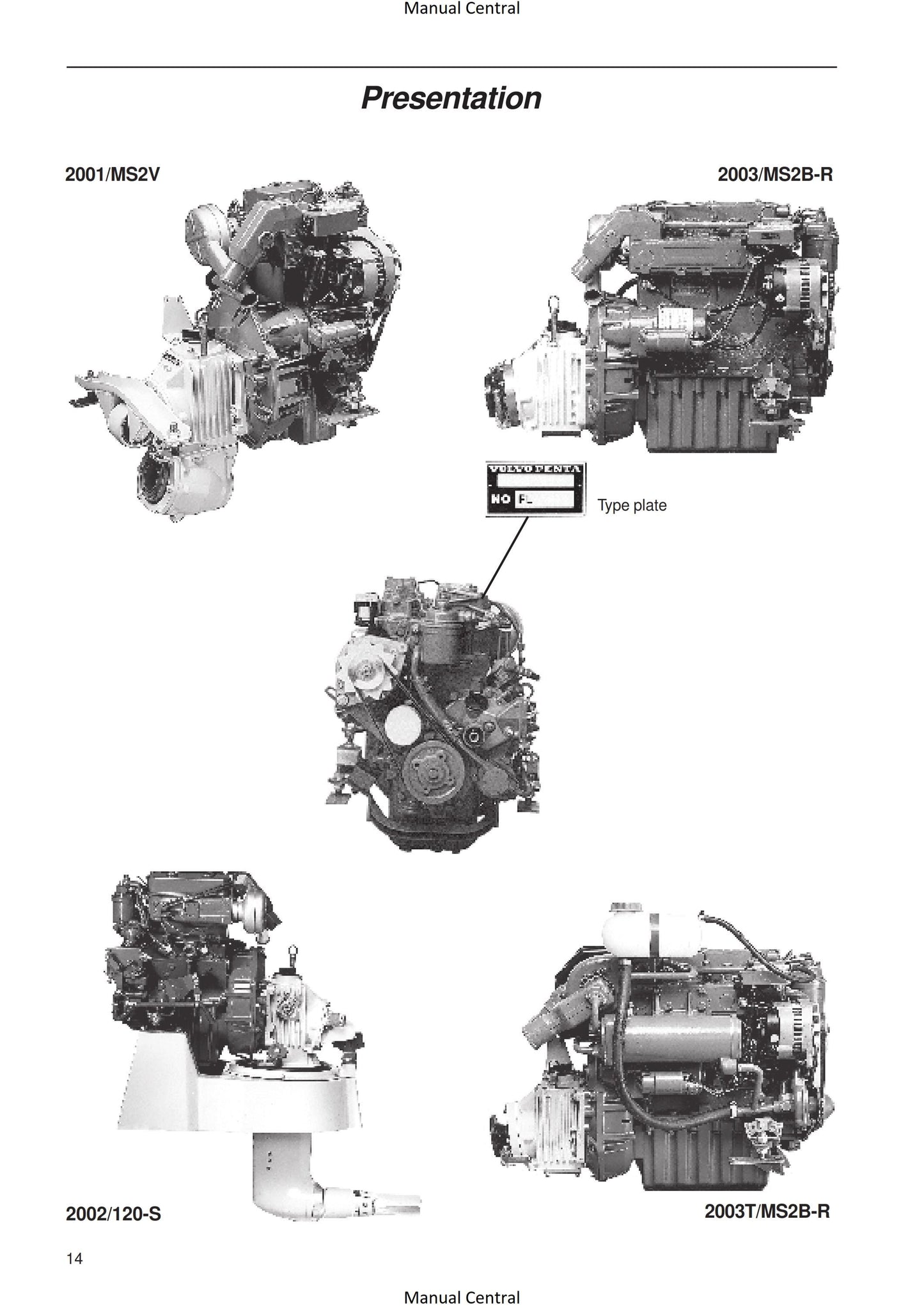 Volvo Penta - Engine Unit - 2001 2002 2003 2003T - Workshop Service Repair Manual - 08-2000 edition