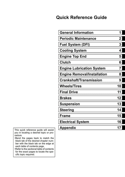 Kawasaki Ninja ZX-10R - 2004 2005 - Workshop Service Repair Manual