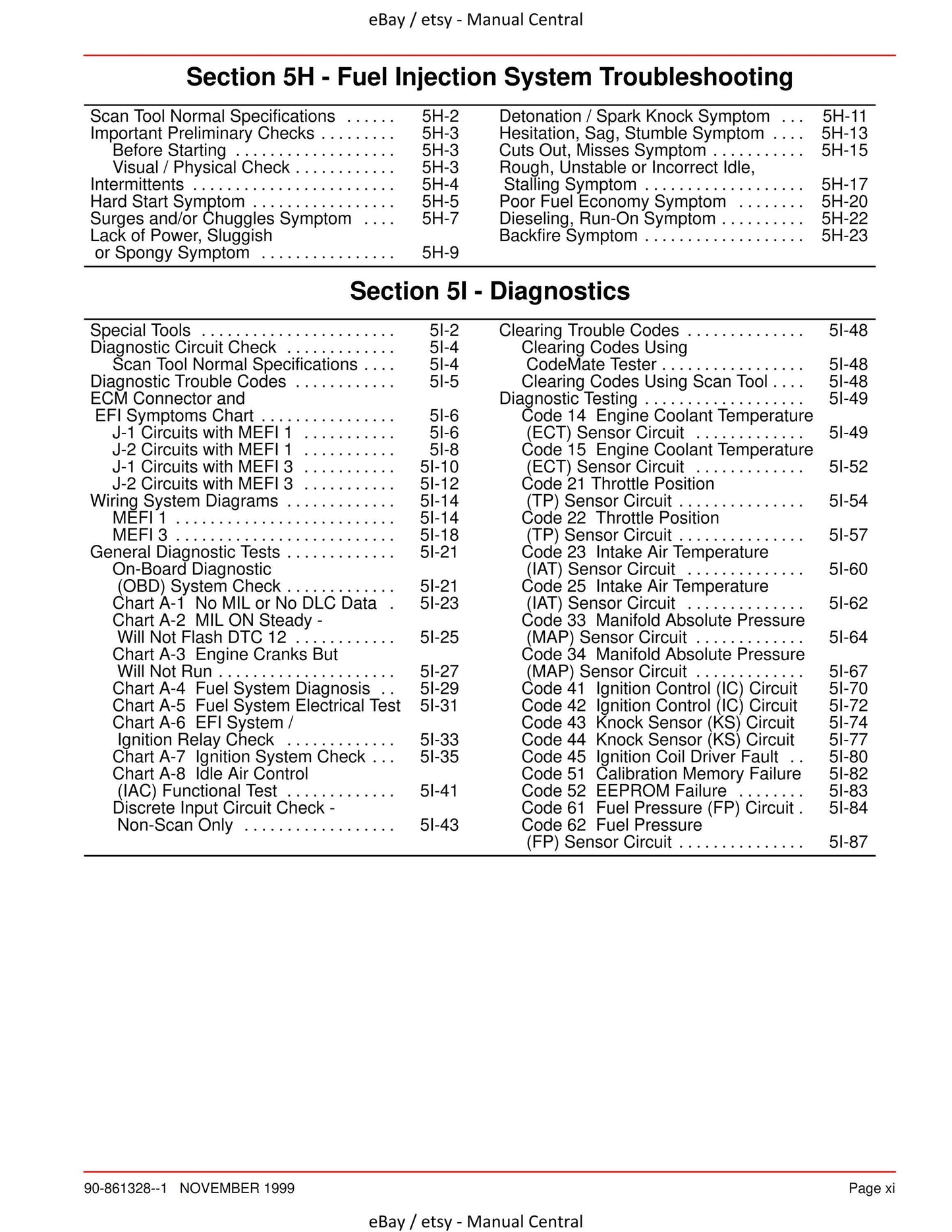 Mercury Mercruiser Service Manual 25 - Marine Engines GM V-6 262 CID 4.3L
