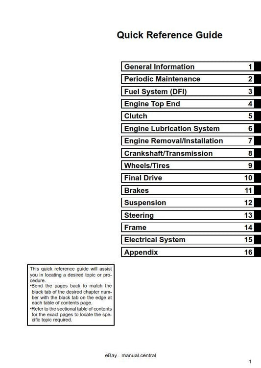 Kawasaki W800 - 2011 2012 - Workshop Service Repair Manual