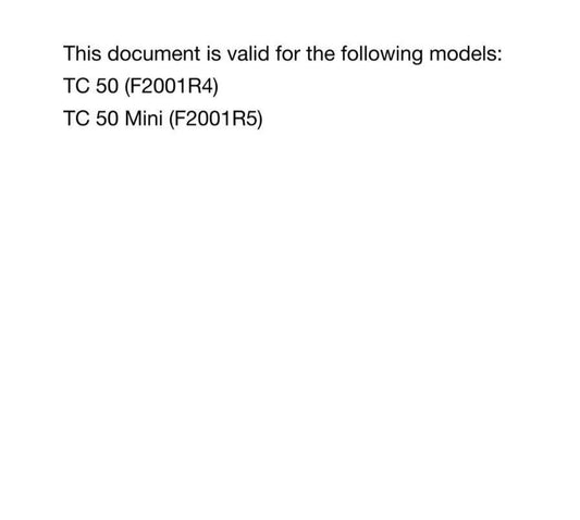 Husqvarna 2018 - TC 50 Mini - Workshop Service Repair Manual