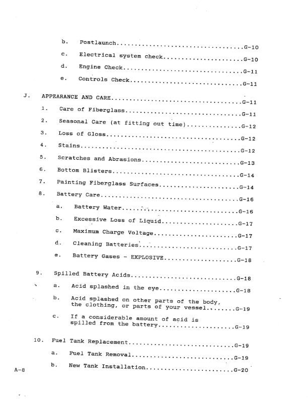 Bertram 286 - Owners Manual