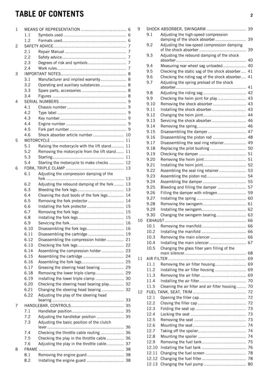 KTM 2015 - Freeride 350 EU AU - Service Workshop Repair Manual