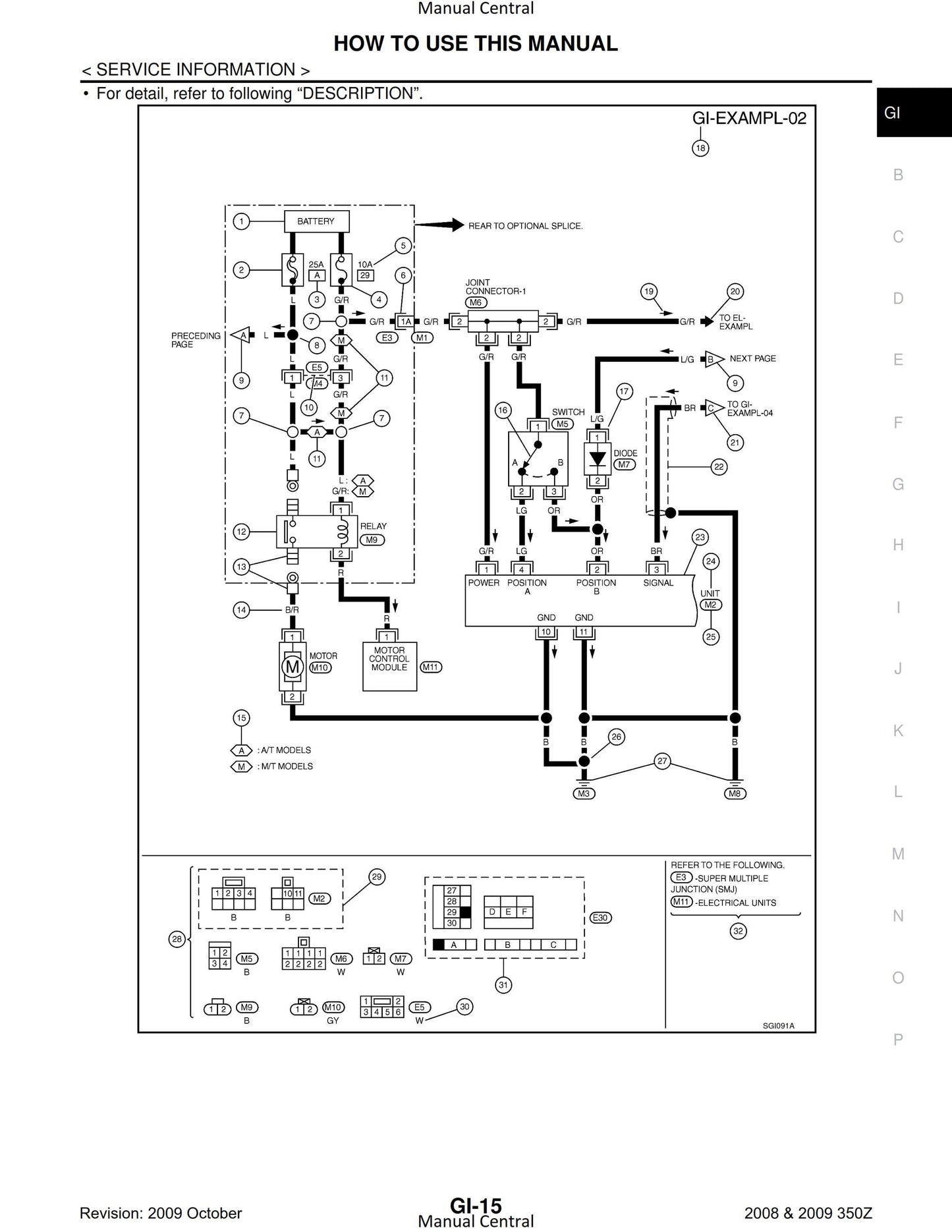 Nissan 2009 - 350z Z33 Series - Workshop Service Repair Manual