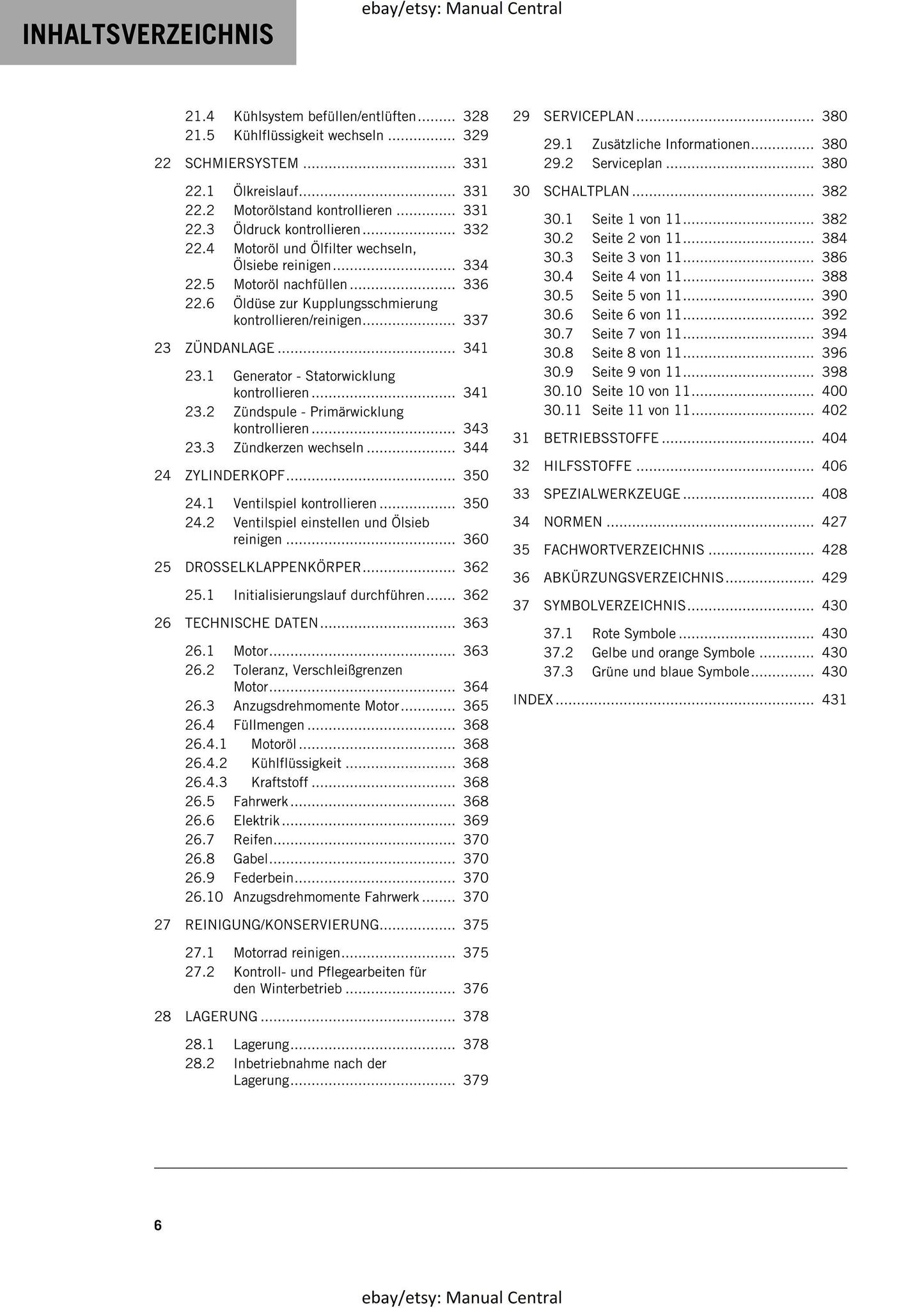 German Language - KTM 2023 - 790 Duke - Reparaturanleitung