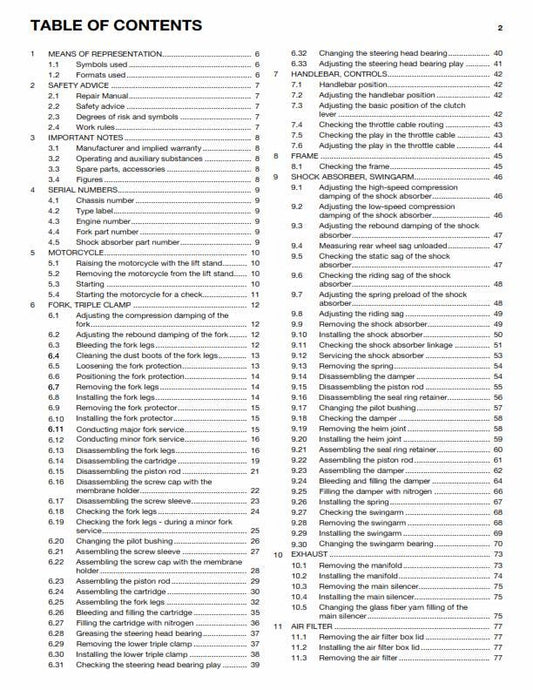 Husqvarna 2014 - FC 350 - Service Workshop Repair Manual