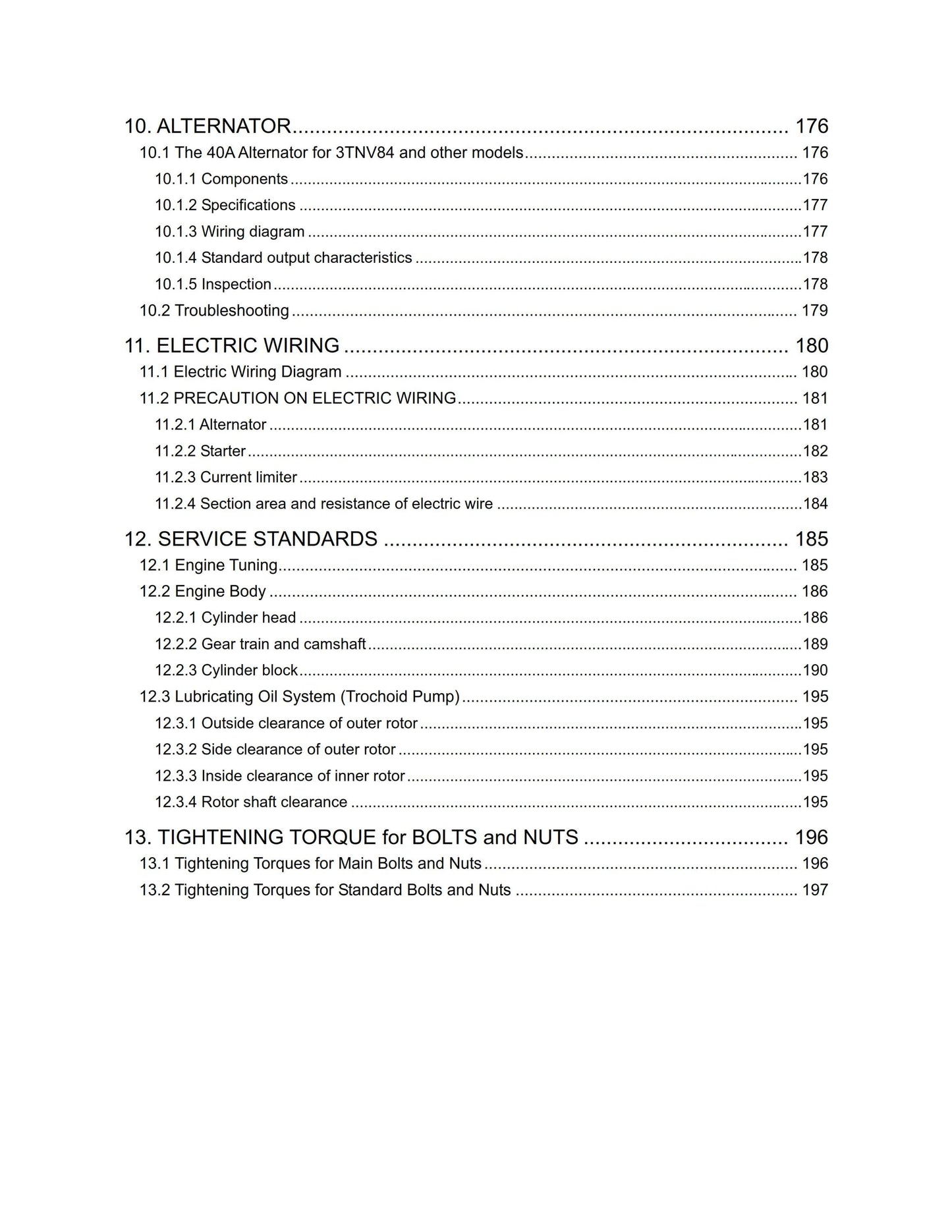 Yanmar Industrial Diesel Engine - 3TNV 4TNV Series - Service Repair Workshop Manual