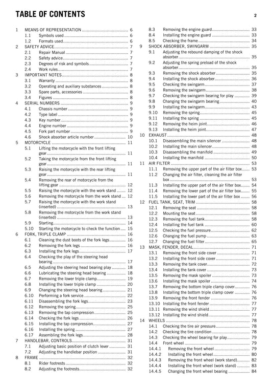 KTM 2015 - 1050 Adventure - Service Workshop Repair Manual