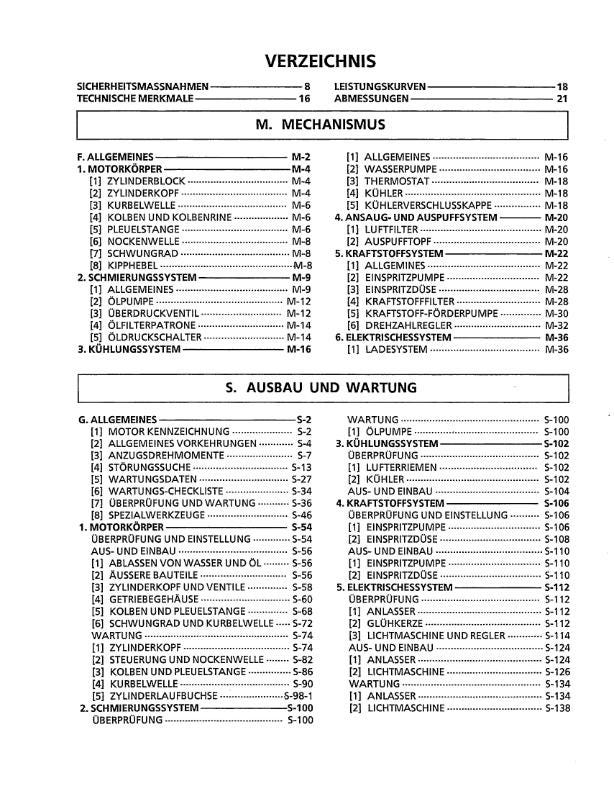 Kubota Diesel Engine - 92.4mm Stroke Series - Workshop Service Repair Manual