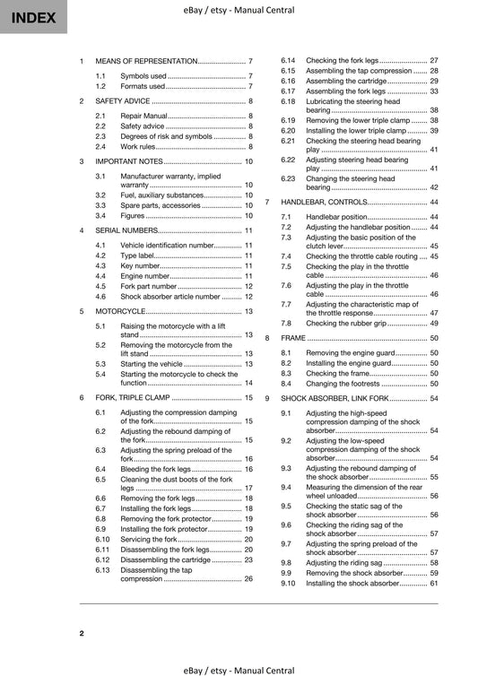 Husqvarna 2021 - FE 250 - Workshop Service Repair Manual