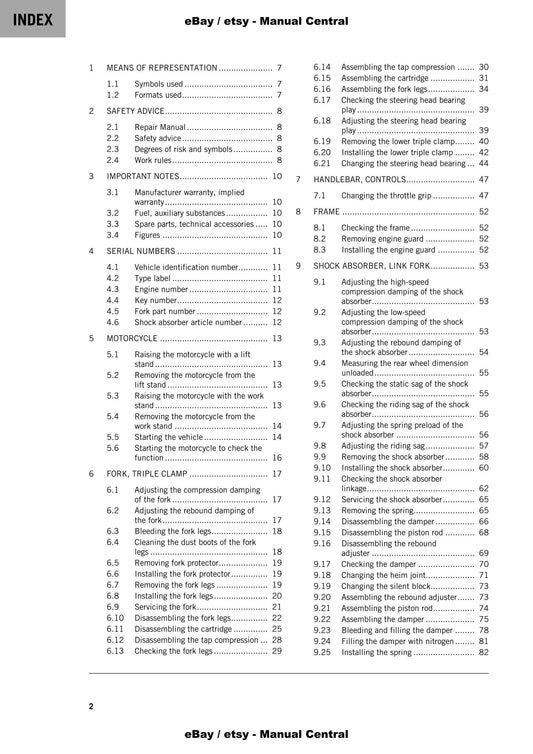 KTM 2022 - 690 Enduro R EU - Service Workshop Repair Manual