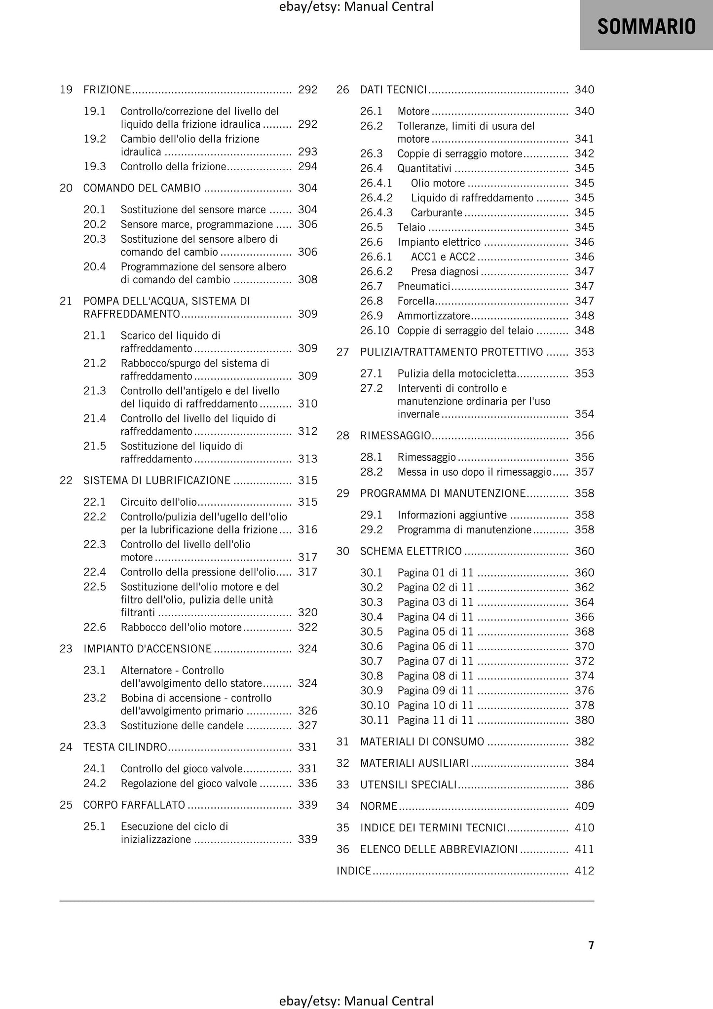 Italian Language - 2023 KTM 690 Smc R - Manuale Di Riparazione