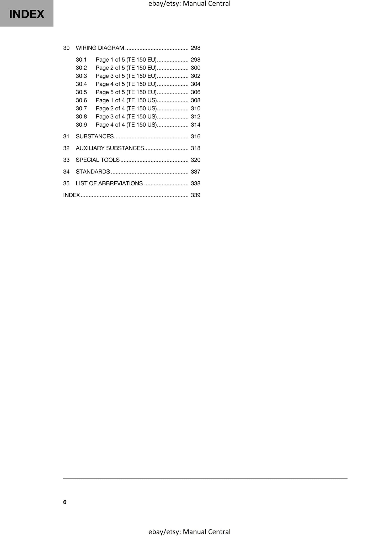 Husqvarna 2024 - TE 150 - Service Workshop Repair Manual