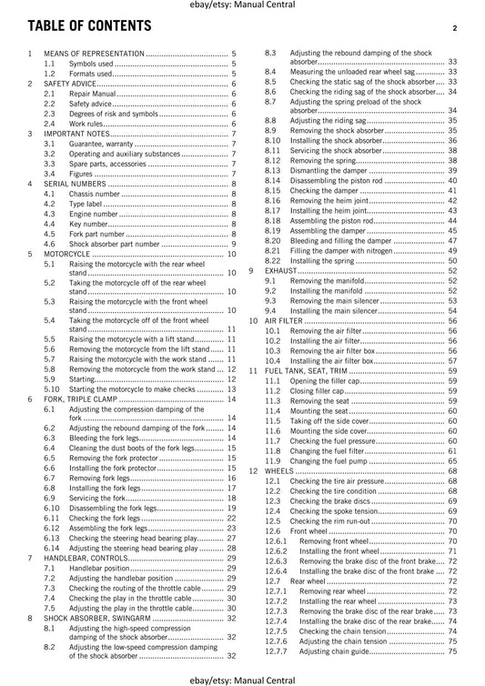 KTM 2012 - 690 Smc R - Service Workshop Repair Manual