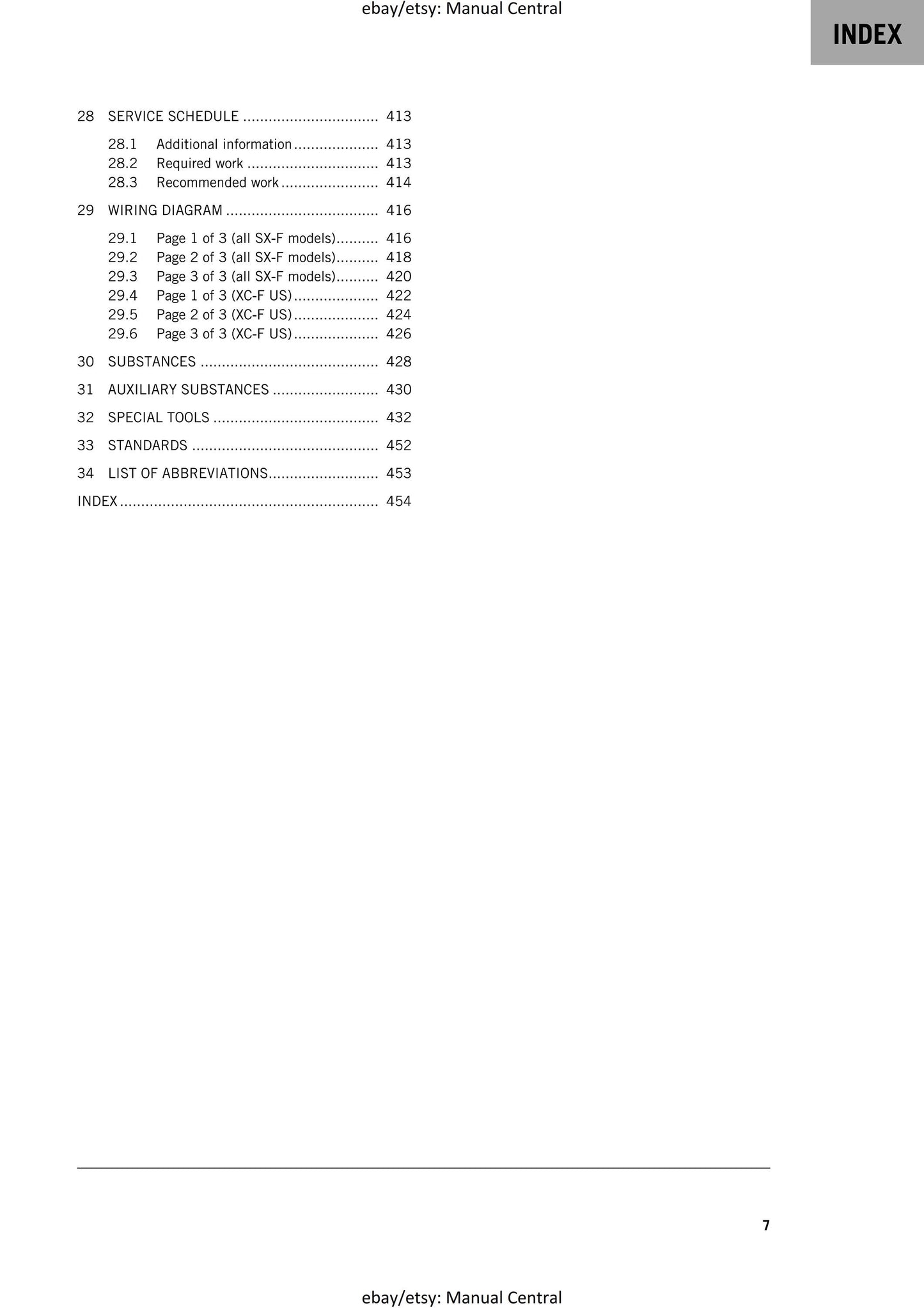 KTM 2019 - 450 XC-F SX-F Herlings Replica Factory Edition - Service Workshop Repair Manual