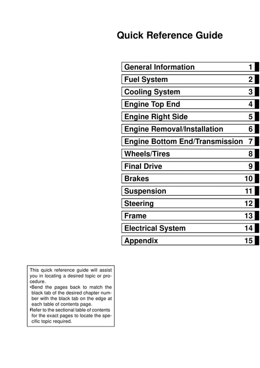 Kawasaki KX85 KX100 - 2001 2002 2003 2004 2005 2006 2007 2008 2009 2010 Workshop Service Repair Manual