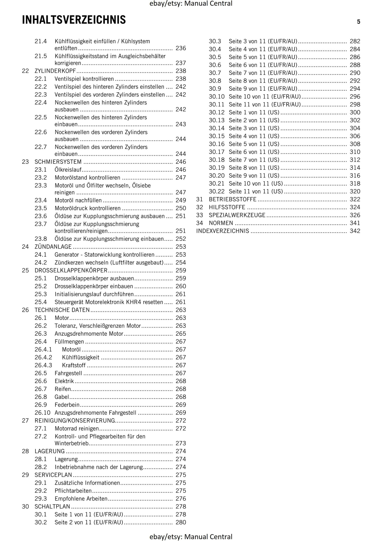 German Language - KTM 2014 - 1290 Super Duke R - Reparaturanleitung - Service Workshop Repair Manual