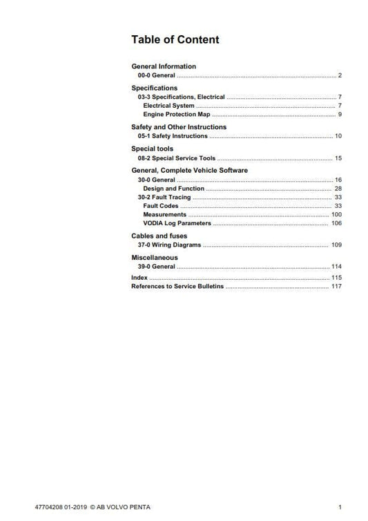 Volvo Penta - D4 D6 - Group 30 - Workshop Service Repair Manual