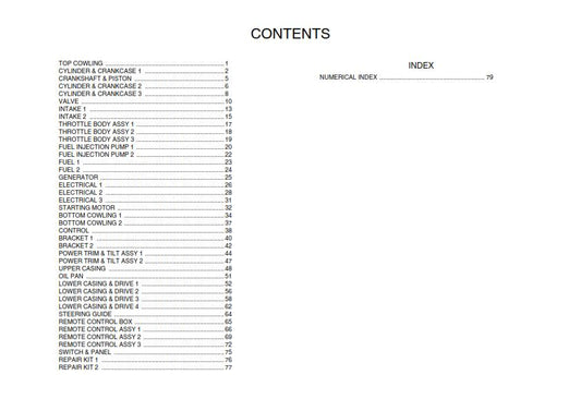 Yamaha F250GET FL250GET parts manual