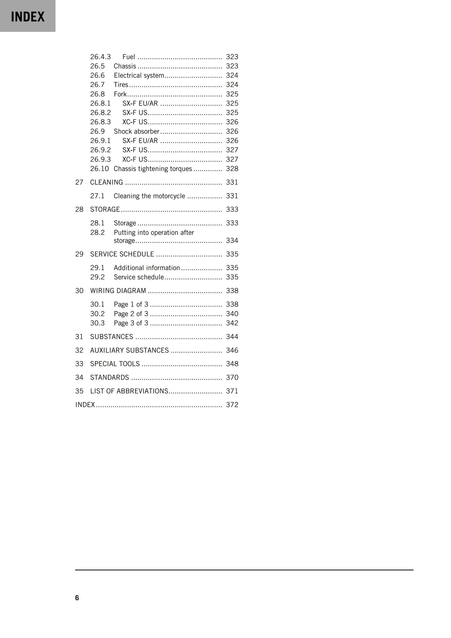 KTM 2025 - 350 SX-F XC-F Factory Edition - Service Workshop Repair Manual