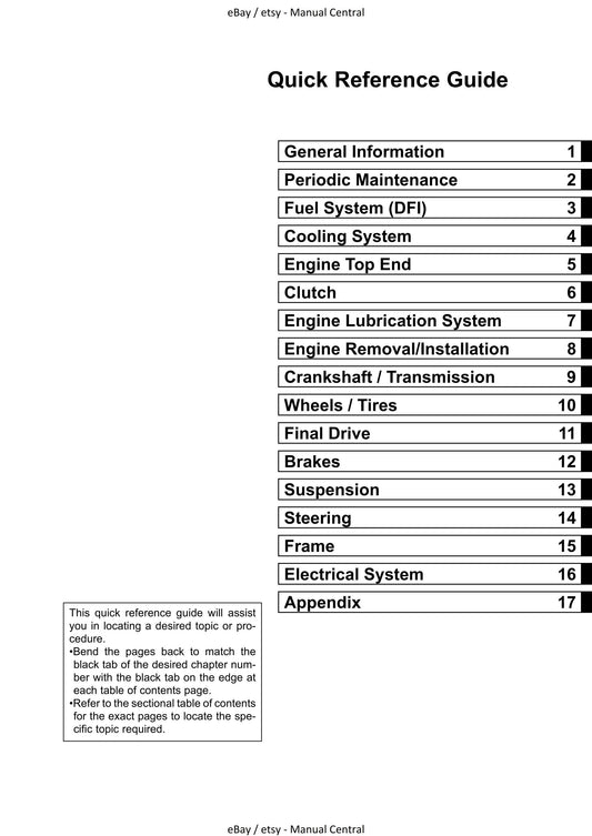 Kawasaki Ninja ZX-6R ZX-6RR - 2003 2004 - Workshop Service Repair Manual